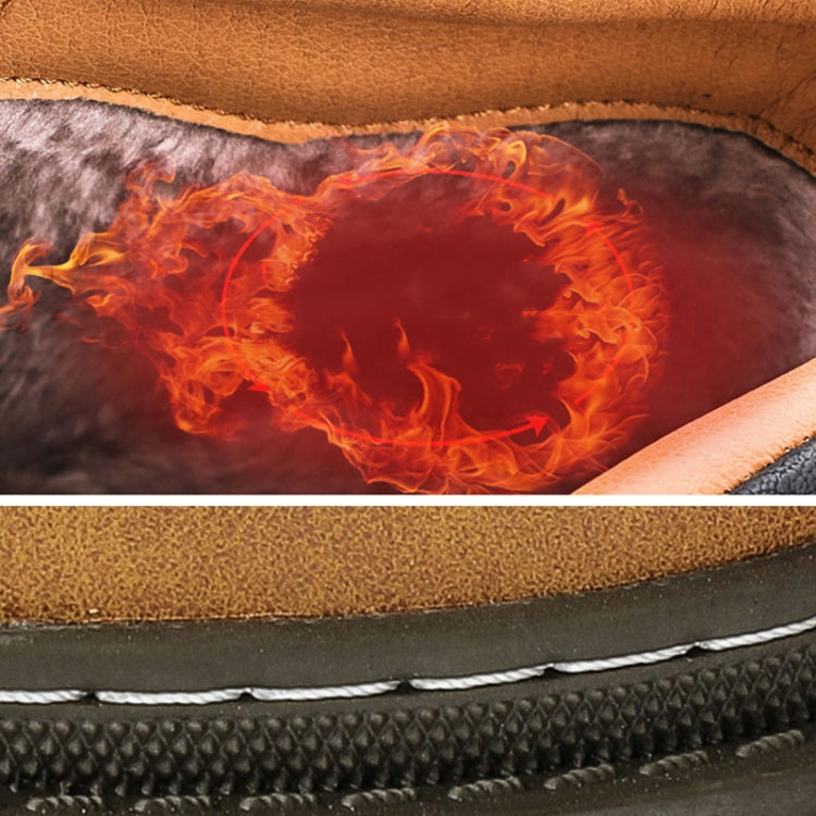 Boot interior lining close-up with red heat effect under the insole