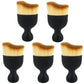Set of car vent cleaning brushes with black handles and orange bristle heads