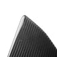 Carbon-fiber-look triangle window sticker piece, dark gray