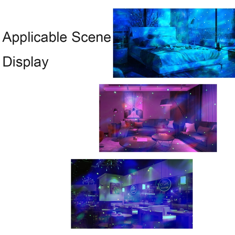 LED dinosaur egg projector light shown in a bedroom lighting display