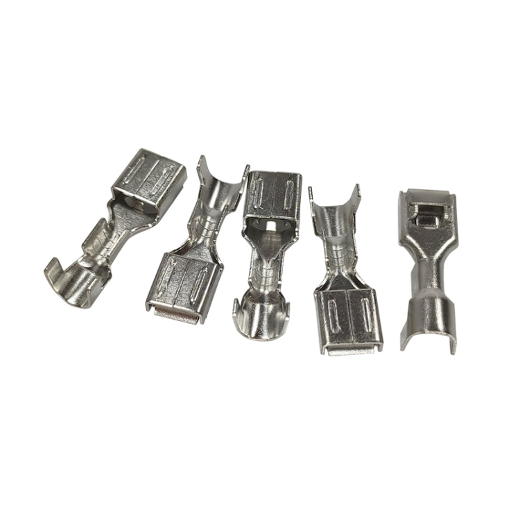 Motorcycle rectifier connector terminals, metal pins in individual clips
