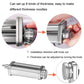 Noodle press roller thickness adjustment knob on stainless steel cutting unit