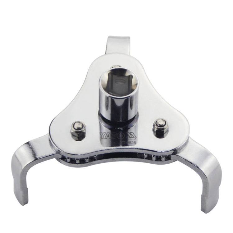 YATO YT-0826 oil filter element removal wrench with socket drive and fork grips