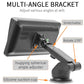 Adjustable mounting bracket for in-dash Car MP5 player with suction base