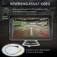 Car MP5 player with reversing assist video display and optional camera view
