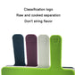 Four color-coded plastic boards in a standing divider set: navy, maroon, white, and green