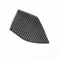 Single carbon-fiber patterned front slot decoration sticker piece