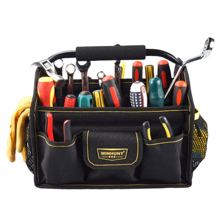 WINHUNT padded handheld repair tool bag with multiple color-coded tool slots