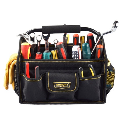 WINHUNT padded handheld repair tool bag with multiple color-coded tool slots