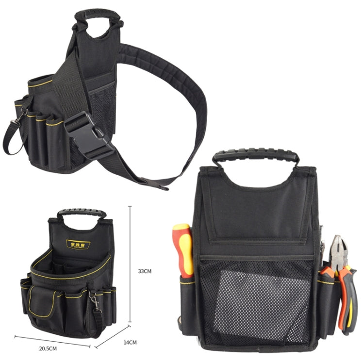 WINHUNT oxford tool canvas bag WH004 with shoulder strap and front tool compartments