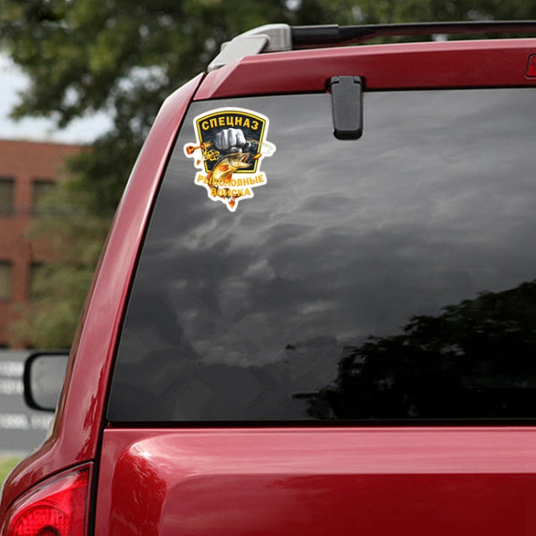 Fishing Force car window sticker decal