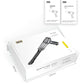 Handheld wet/dry vacuum cleaner box with silver gray vacuum and user manual graphics