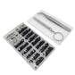Laptop universal screw set organizer case with key ring and screwdriver