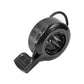 E-scooter thumb throttle governor, black right-side control with R marking