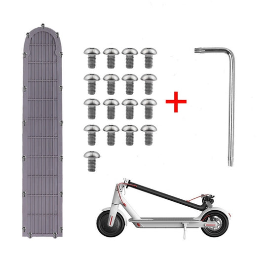 17 metal battery compartment screws with L hex key for scooter repairs