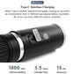 Portable espresso maker close-up of Type-C charging port and power button