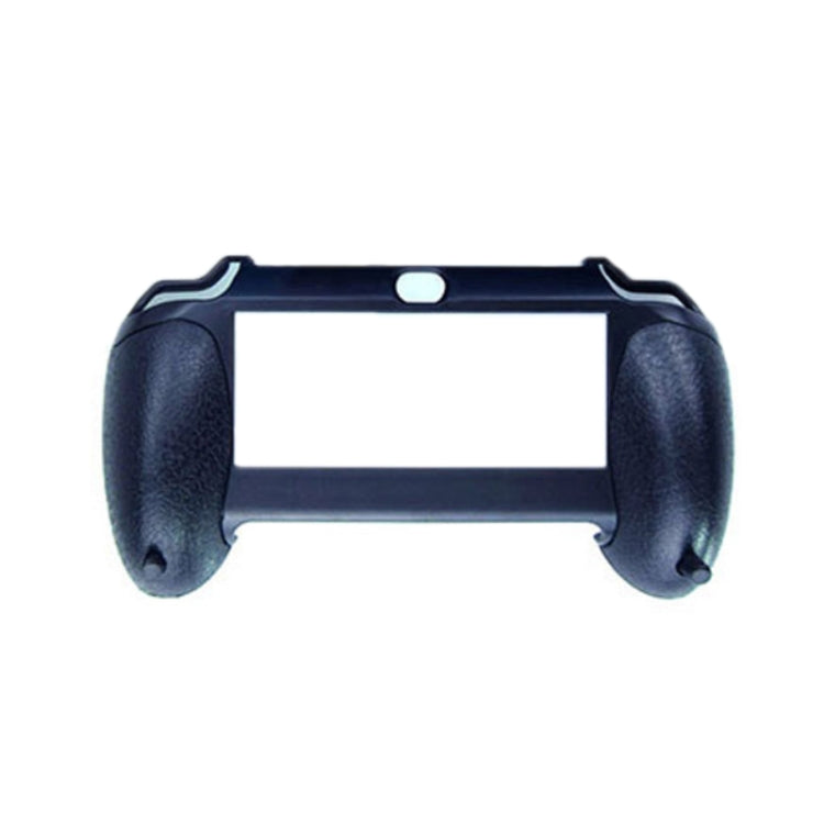 Anti-slip PS Vita grip case with front cutout and textured side grips, dark blue-black.