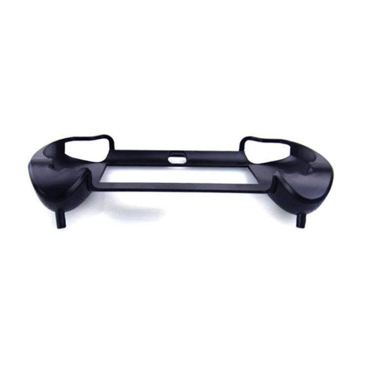 Anti-slip PS Vita grip case with top hand grips and central bar, dark blue-black.
