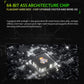 H6 gaming console chip and circuitry graphic with internal processor design