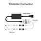 WiFi controller with power adapter and light strip connection wiring diagram