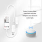 WiFi light controller with two connectors and cable, works with voice assistants