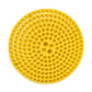 Round yellow gravel filter isolation net with raised peg holes and central stem