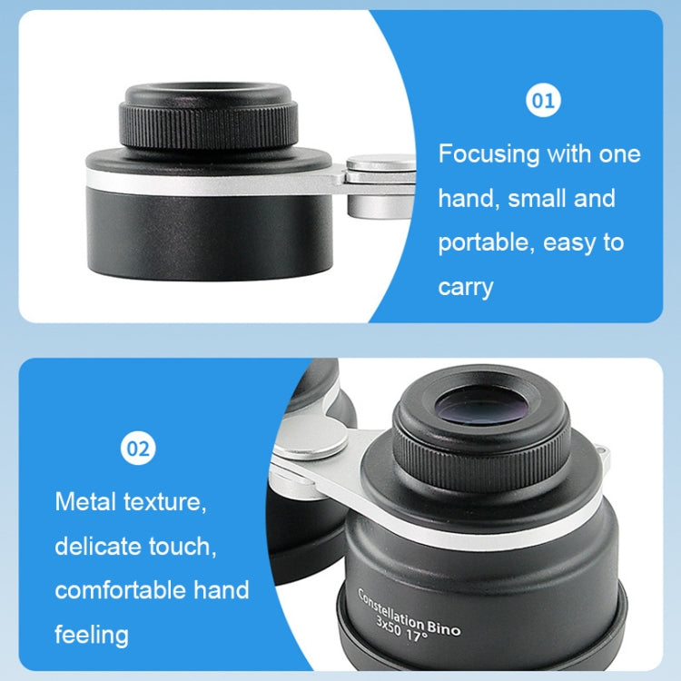 Binoculars close-up with textured focus wheel and silver adjustment bar
