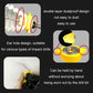 Impact drill dust cover with side ear hole design and yellow mounting collar