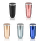 Car cup holder trash can with aroma diffuser in five colors: black, champagne, silver, pink, blue