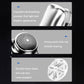 Electric mini shaver foil head and blade area shown in diagram view