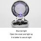 Car LED ashtray with blue light under open cover
