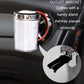 Car outlet bracket ashtray with metallic glitter cup and chrome LED housing