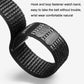 Black hook-and-loop fastening watch band strap for microcurrent sleep instrument