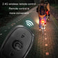 2.4G remote control for LED strobe tail light, with arming button and signal symbol