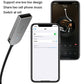 Compact Bluetooth audio receiver adapter with coiled cable for AUX connection