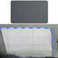 Car rear side window magnetic sunshade mesh panel with blue magnetic dots