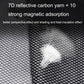 Close-up of reflective mesh fabric surface for magnetic car sunshade
