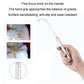 Handheld electronic endoscope handle with fine focus knob and flexible tube