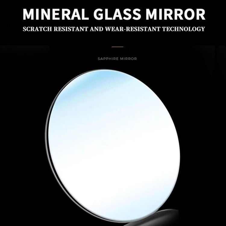 Mineral glass mirror scratch-resistant graphic for quartz watch