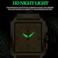 HD night light glow dial graphic for quartz wristwatch
