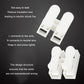 White push-type quick terminal block connectors with snap-in wire entry