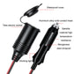 Black cigarette lighter base with ribbed body, waterproof cap, and metal contact tip