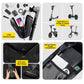 EVA hard shell handlebar bag with internal double pocket and large capacity compartment