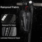 Waterproof EVA hard shell handlebar bag with reflective logo on rainproof fabric