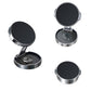 Circular car magnetic suction phone bracket set with open and closed views