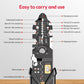 Electric wire stripper pliers with function markings, clamping and wire-winder area