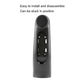Front fork cover piece in black plastic with top cap and four mounting holes