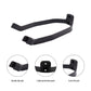 Black scooter fender bracket with cable protection clips and screw-fix points