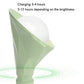 Green diamond desk lamp night light with glowing translucent shade