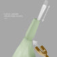 Green diamond desk lamp with elastic lanyard and gold connector near the neck